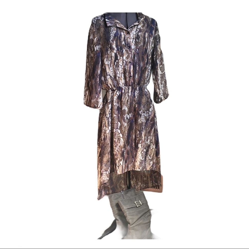 Isle Apparel Mullet Style Slip Dress